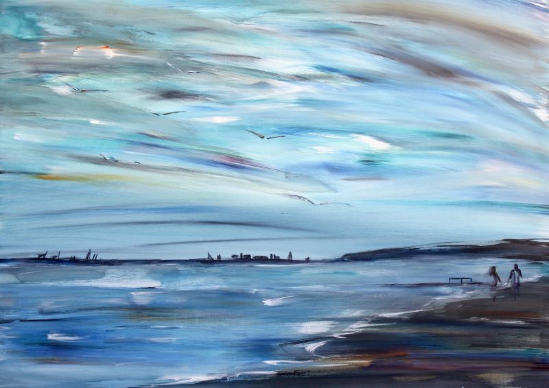 Aarhus Bugt; set fra Sejrs Alle